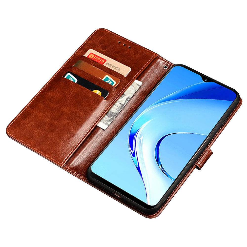 IDEWEI For Ulefone Note 14 Crazy Horse Texture PU Leather Phone Case Stand Wallet Full Protection Inner TPU Cover IDEWEI For Ulefone Note 14 Crazy Horse Texture PU Leather Phone Case Stand Wallet Full Protection Inner TPU Cover
